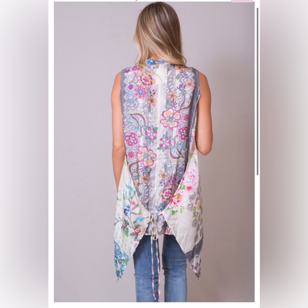 Johnny Was Drawstring Tunic - Picture 2 of 14